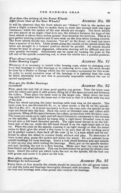 1925 Ford Owners Manual Page 13